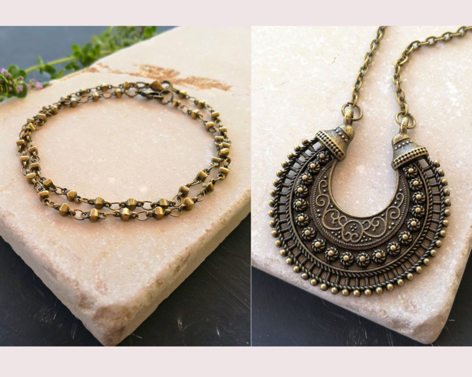 שרשרת גמלא וצמידי שחר