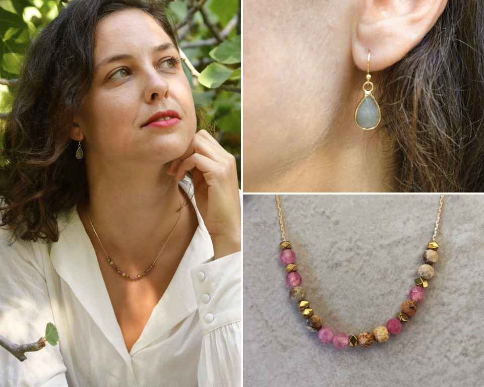 שרשרת צוף ועגילי לילי