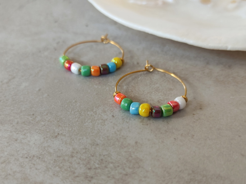 עגילי פסיפס