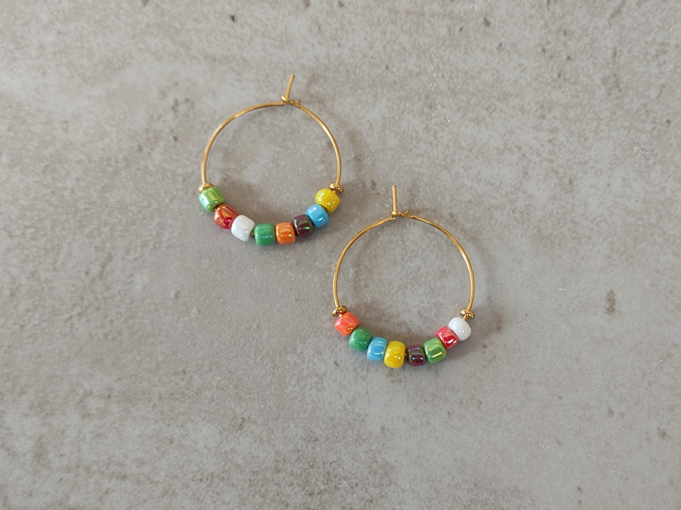 עגילי פסיפס